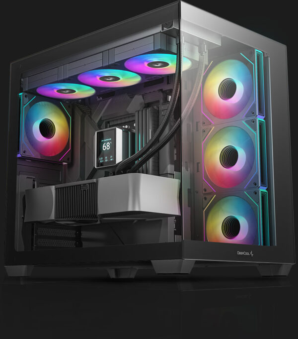 PC Gaming Aquarium -DeepCool CG530 4F -I5 12400F 4.40 GHZ-32 GB DDR5-1TB SSD 6000 MB/s-GTX 4060 8GB GDDR DLSS3-Win11 / Office Préinstallé