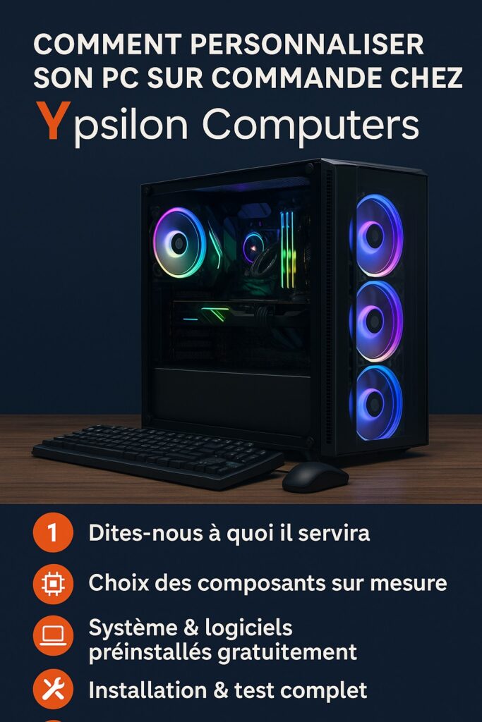 Comment personnaliser son PC sur commande chez Ypsilon Computers ?