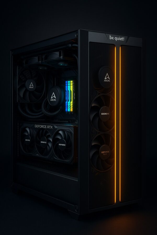 🖥️ PC Gaming Pro – Ryzen 9 9900X 5.6 GHz • RTX 5070 GDDR7 • 64 Go 6000 MHz • SSD 1 To • Refroidi par AIO 360 mm