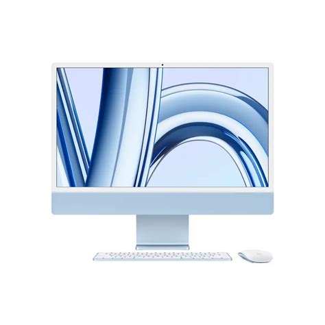 Apple iMac 24" (2023) – M3 • 16 Go • 512 Go • GPU 10 cœurs – Bleu/Silver Neuf