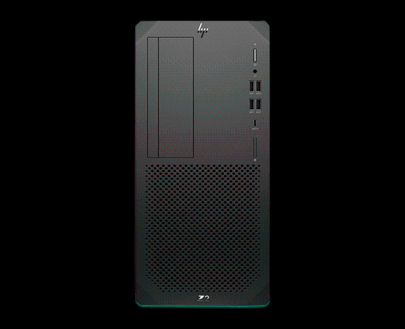 Workstation HP Z2 G5 Tower – Intel Core i7-10700 • 16 Go RAM • 512 Go NVMe • Radeon Pro WX 3200
