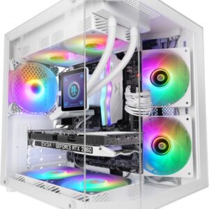 PC Gaming Blanc – Intel Core i5‑14600KF • GeForce RTX 5060 • 16 Go DDR4 • SSD NVMe 1 To