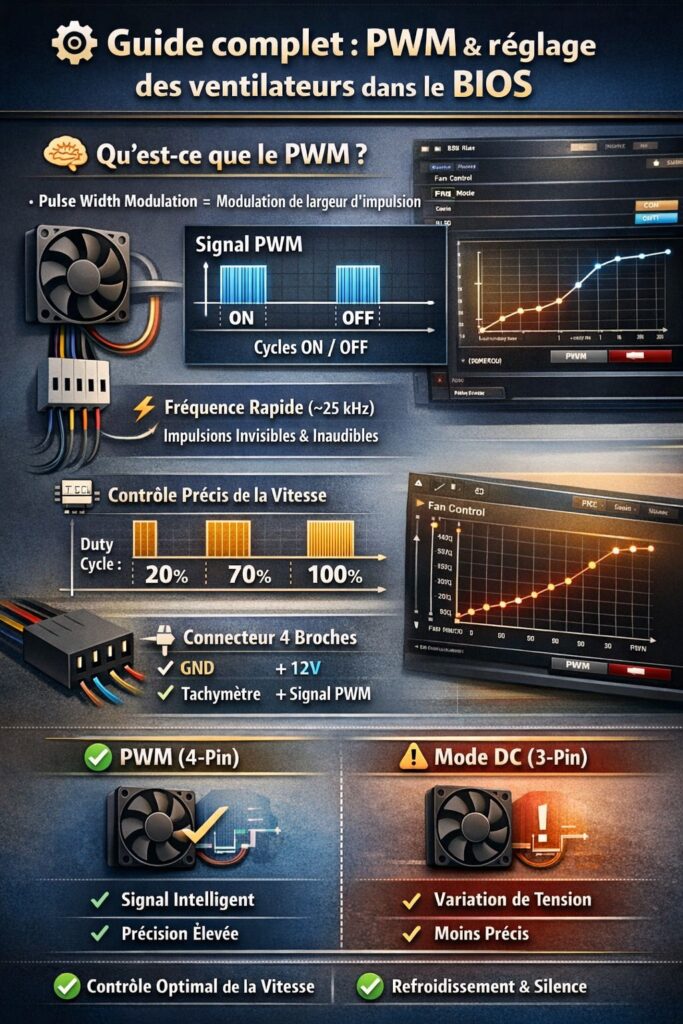 Guide complet : PWM & réglage des ventilateurs dans le BIOS