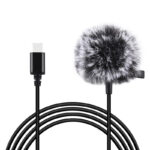 Microphone à cravate Jack Puluz avec clip PU425 1,5 m USB-C