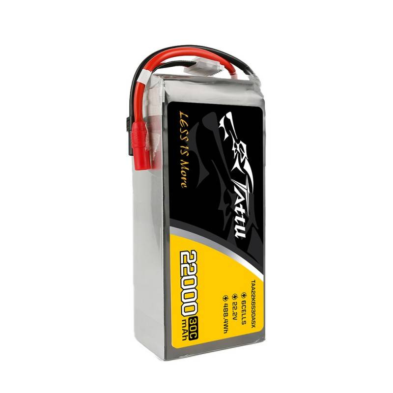 Batterie Tattu 22000mAh 22.2V 30C 6S1P LiPo AS150+XT150 - Ypsilon Computers