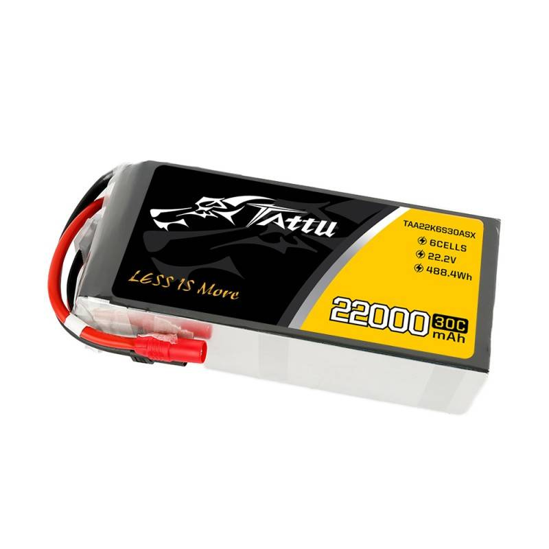 Batterie Tattu 22000mAh 22.2V 30C 6S1P LiPo AS150+XT150 - Ypsilon Computers