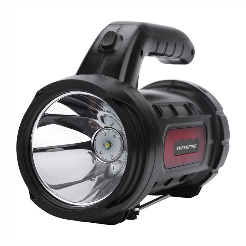 Superfire M9-E lampe de recherche - 900 lm, 473 m, 6000 mAh, 5h d'utilisation, batterie externe - Ypsilon Computers
