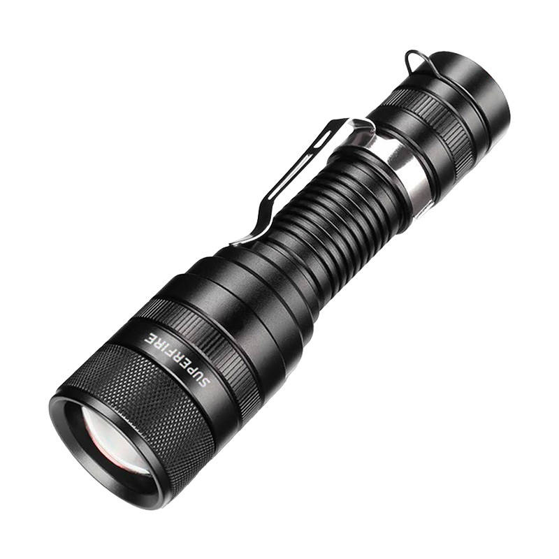 Lampe de poche Superfire F5, 1100lm, USB - Ypsilon Computers