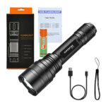 Lampe de poche Superfire C8-H 1200 lm, USB, 250m, 5 modes