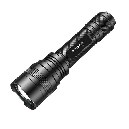 Lampe de poche Superfire C8-H 1200 lm, USB, 250m, 5 modes - Ypsilon Computers