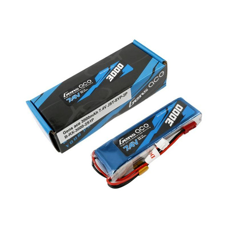 Batterie Gens Ace 3000mAh 7.4V 1C 2S1P LiPo - Ypsilon Computers