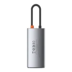 Hub 4en1 Baseus Metal Gleam Series, USB-C vers USB 3.0 + USB 2.0 + HDMI + USB-C PD