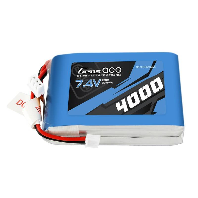 Gens Ace 4000mAh 7.4V 1C batterie LiPo - Ypsilon Computers