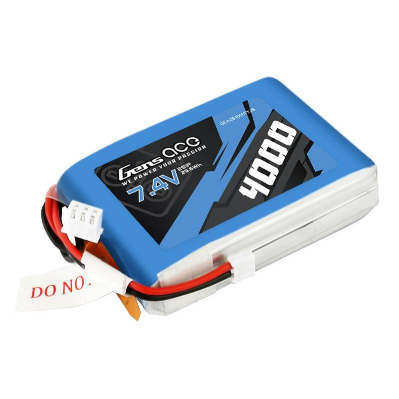 Gens Ace 4000mAh 7.4V 1C batterie LiPo - Ypsilon Computers