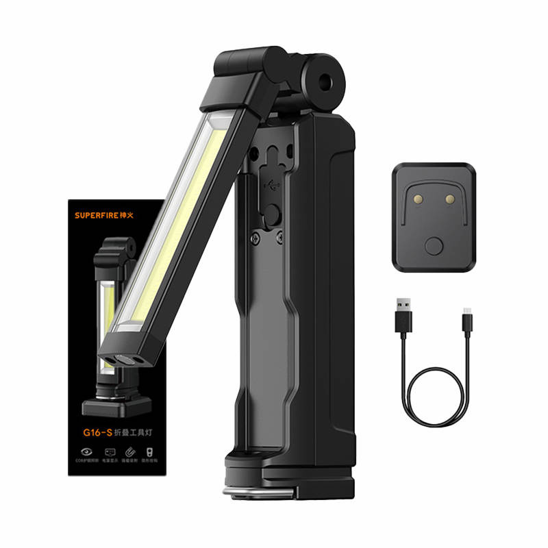 Lampe de poche multifonction Superfire G16-S, 800lm, USB-C - Ypsilon Computers