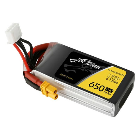 Batterie Tattu 650mAh 11,1V 75C 3S1P - Ypsilon Computers