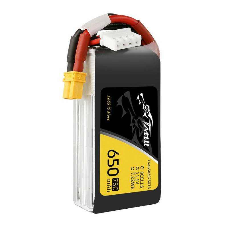 Batterie Tattu 650mAh 11,1V 75C 3S1P - Ypsilon Computers