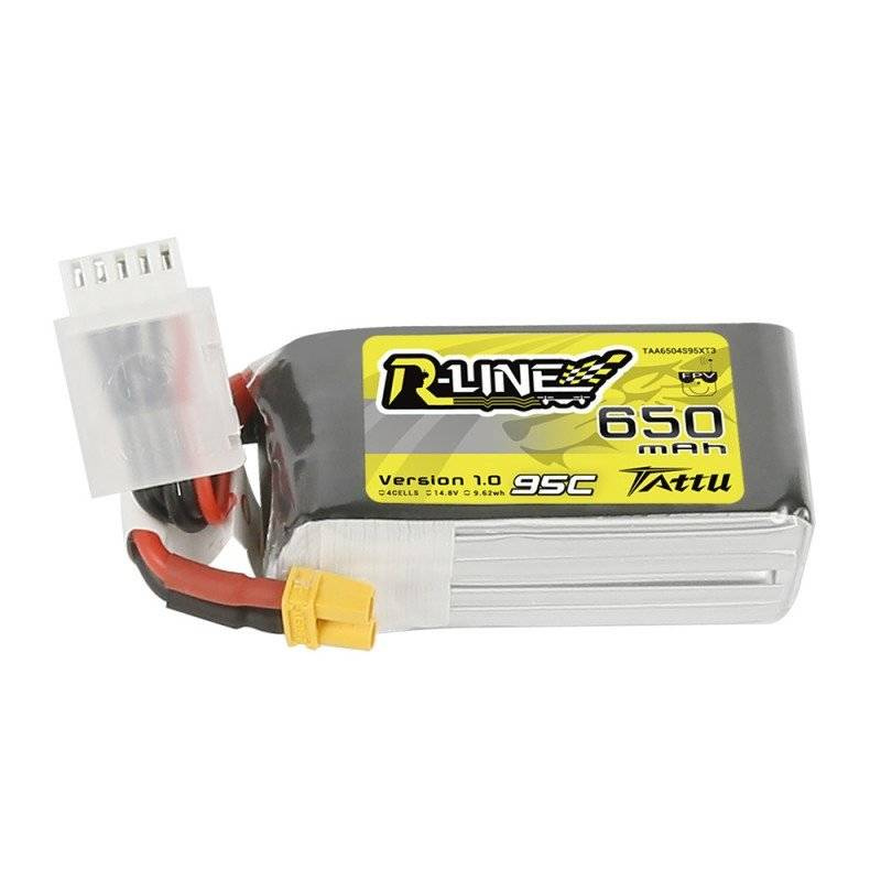 Batterie Tattu R-Line 650mAh 14,8V 95C 4S1P XT30 - Ypsilon Computers
