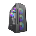 Boîtier d&rsquo;ordinateur Darkflash LEO (noir)