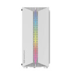 Boîtier d&rsquo;ordinateur Darkflash DK151 LED (blanc) + 3 ventilateurs RGB