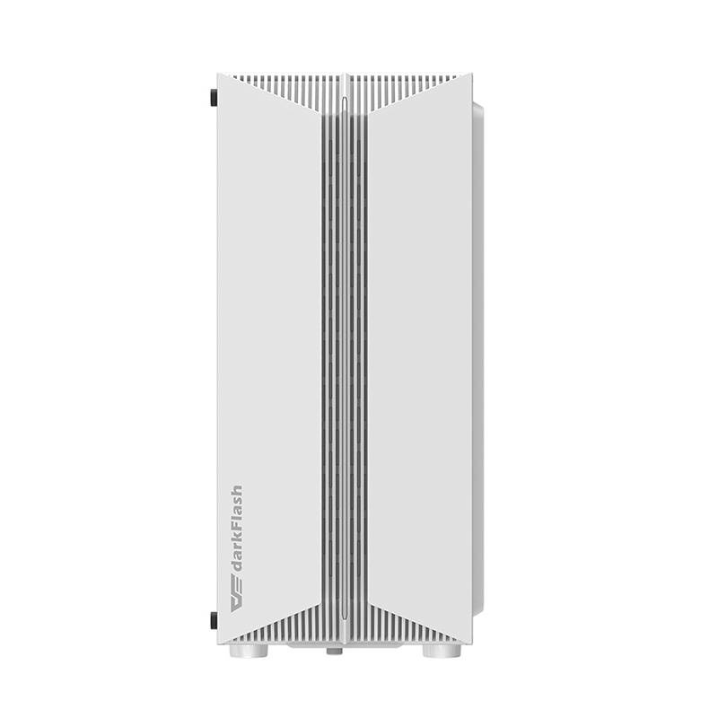 Boîtier d'ordinateur Darkflash DK151 LED (blanc) + 3 ventilateurs RGB - Ypsilon Computers