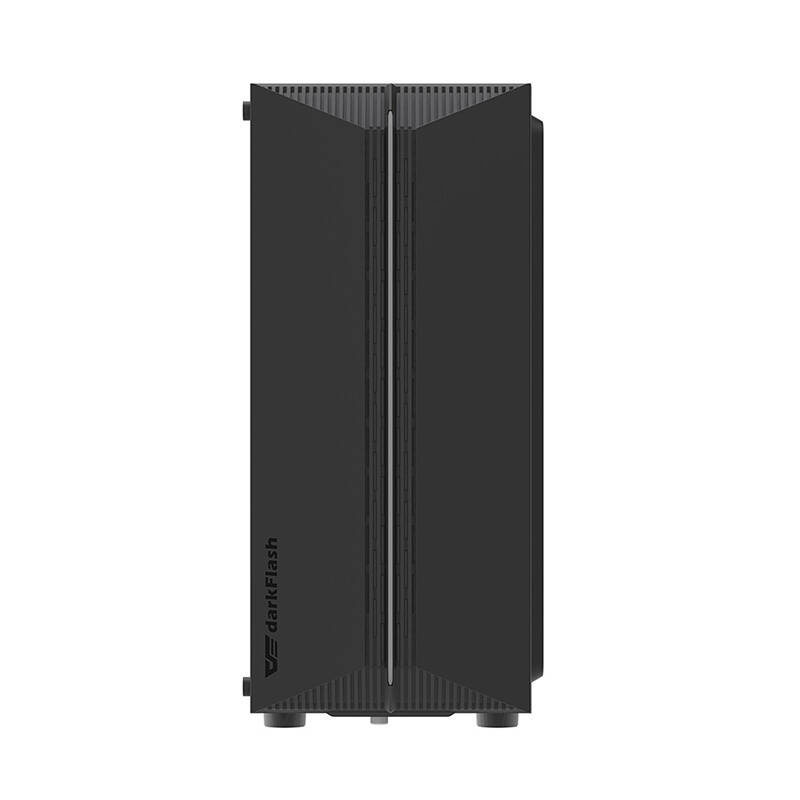 Boîtier d'ordinateur Darkflash DK151 LED (noir) + 3 ventilateurs RGB - Ypsilon Computers