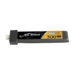 Tattu LiPo 300mAh 3.8V 75C 1S1P HV BT2.0.5 batterie (5pcs)