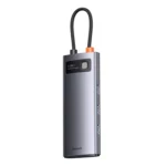 Hub 4en1 Baseus Metal Gleam Series, USB-C vers 4x USB 3.0