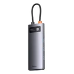 Hub 4en1 Baseus Metal Gleam Series, USB-C vers 4x USB 3.0