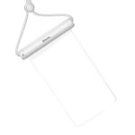 Sac à smartphone étanche Baseus Cylinder Slide-cover (blanc)