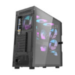 Boîtier d&rsquo;ordinateur Darkflash DK431 Mesh (noir) + 4 ventilateurs ARGB