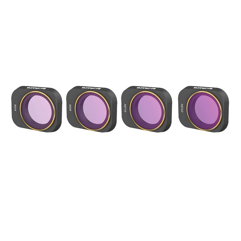 Ensemble de 4 filtres ND 4/8/16/32 Sunnylife pour DJI Mini 3 Pro (MM3-FI417) - Ypsilon Computers