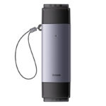 Lecteur de carte mémoire Baseus Lite Series SD/TF, USB + USB-C (gris)