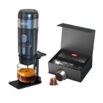 Machine à café portable 3-en-1 avec étui 80W HiBREW H4A