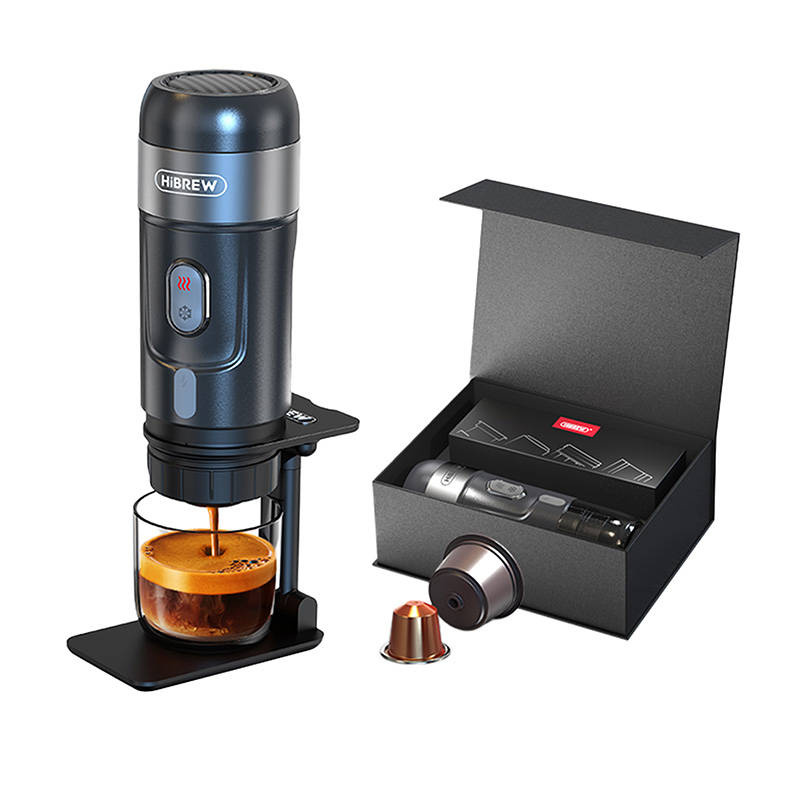 Machine à café portable 3-en-1 avec étui 80W HiBREW H4A - Ypsilon Computers