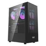 Boîtier Darkflash A290 (noir) + 3 ventilateurs