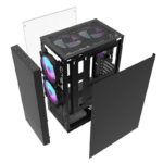 Boîtier Darkflash A290 (noir) + 3 ventilateurs