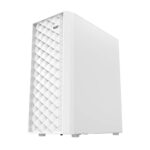 Boîtier d&rsquo;ordinateur Darkflash DK351 (blanc) + 4 ventilateurs RGB