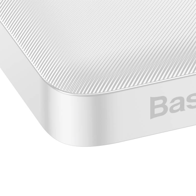 Batterie externe Baseus Bipow 10000mAh, 20W (blanc) - Ypsilon Computers