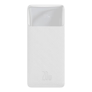 Batterie externe Baseus Bipow 10000mAh, 20W (blanc)