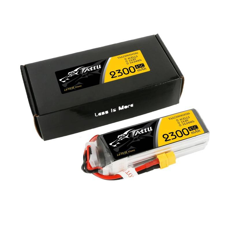 Batterie Tattu 2300mAh 14,8V 75C 4S1P XT60 - Ypsilon Computers