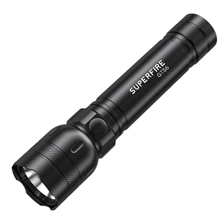 Lampe de poche Superfire GTS6, 360 lm, USB-C, 7W, 5 modes, 150m - Ypsilon Computers