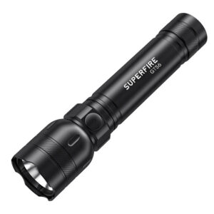 Lampe de poche Superfire GTS6, 360 lm, USB-C, 7W, 5 modes, 150m - Ypsilon Computers