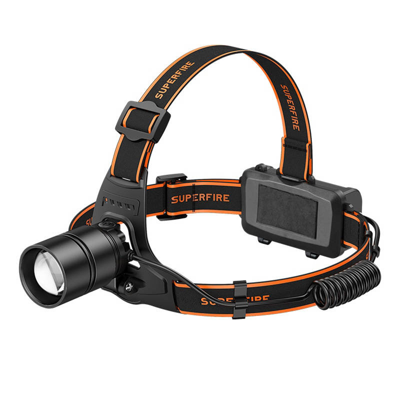 Lampe frontale Superfire HL71, 500 lm, USB, 5 modes - Ypsilon Computers