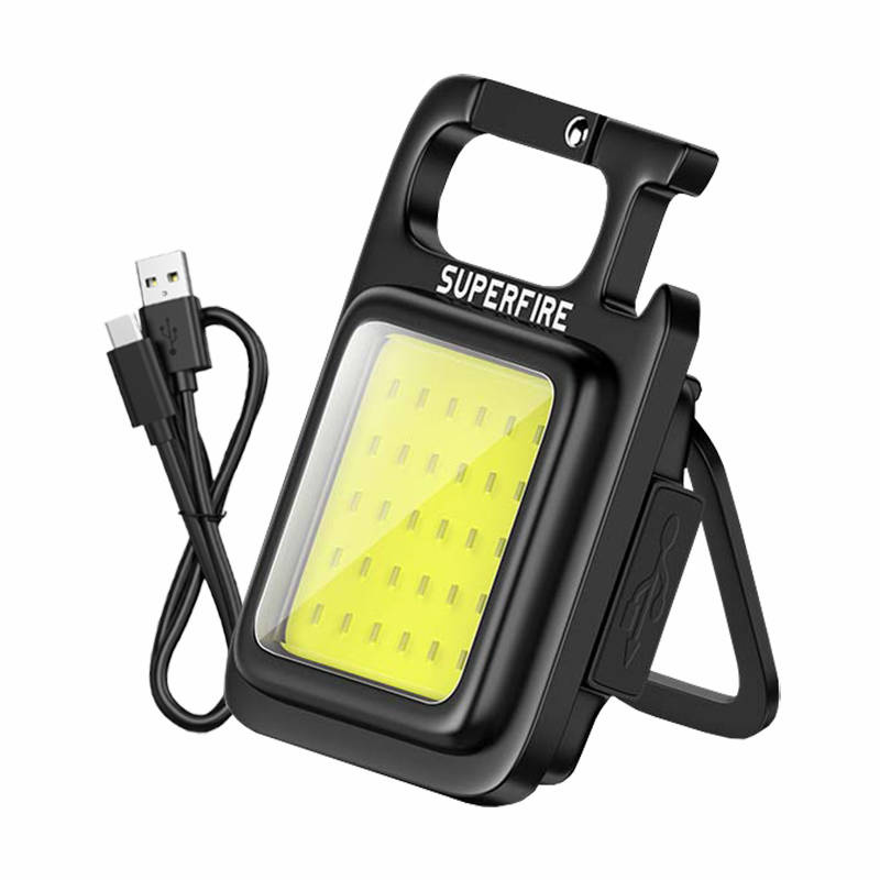 Lampe de poche Superfire MX16, 600 lm, 500 mAh, USB-C, 4 modes - Ypsilon Computers