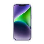 Coque en Gel de Silice Liquide Baseus pour iPhone 14 Plus (lavande) + verre trempé + kit de nettoyage