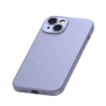 Coque en Gel de Silice Liquide Baseus pour iPhone 14 Plus (lavande) + verre trempé + kit de nettoyage