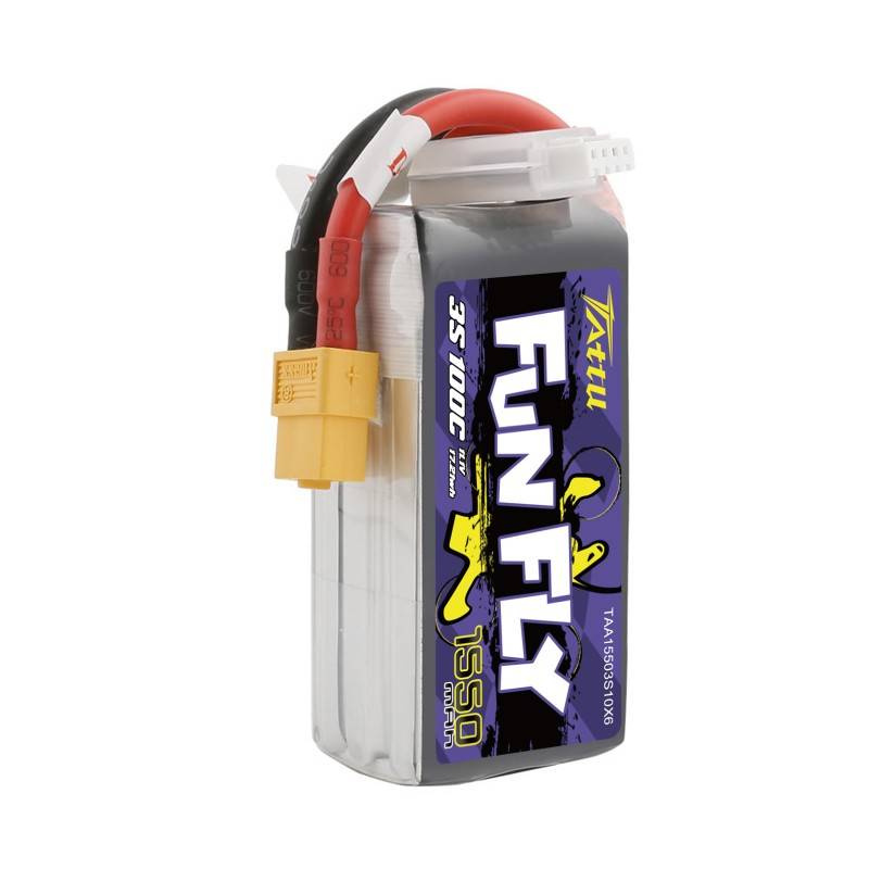 Batterie Tattu Funfly 1550mAh 11,1V 100C 3S1P - Ypsilon Computers