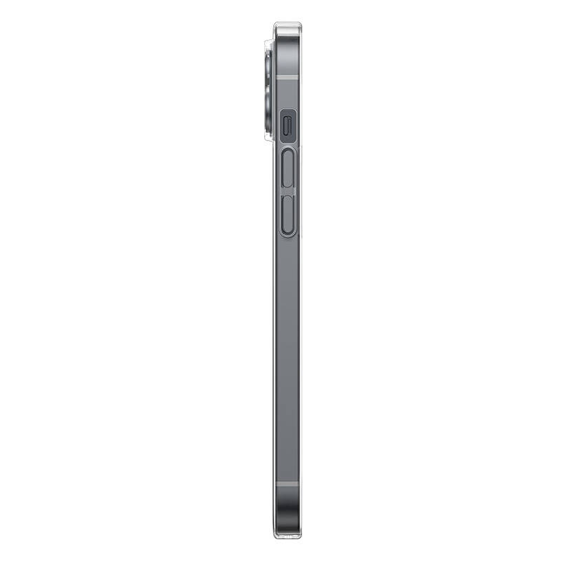 Coque de téléphone Baseus Magnetic Crystal Clear pour iPhone 13 (transparent) avec protection d'écran en verre trempé intégral et kit de nettoyage - Ypsilon Computers
