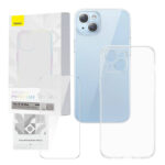 Coque Transparente et Ensemble de Verre Trempé Baseus Corning pour iPhone 14 Plus